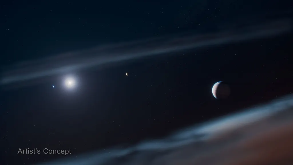 NASA韦伯望远镜发现著名恒星系统中的隐藏行星 图片