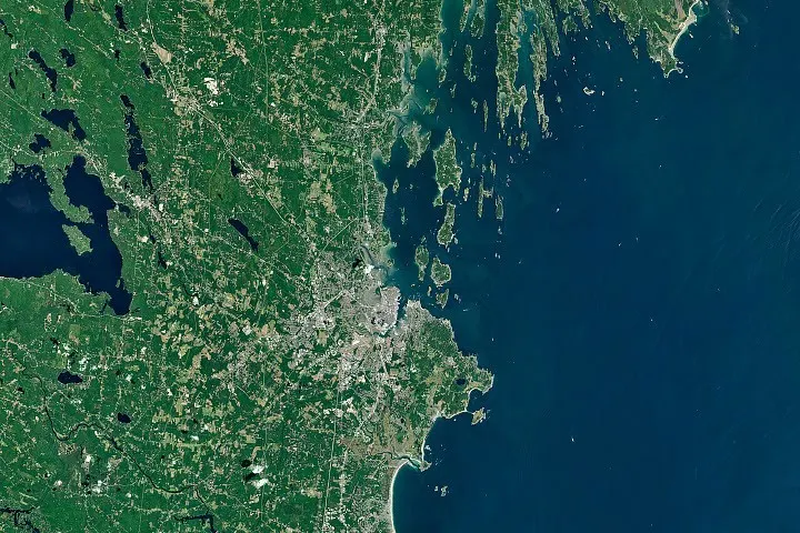 缅因州沙质海岸线为何变得崎岖 图片