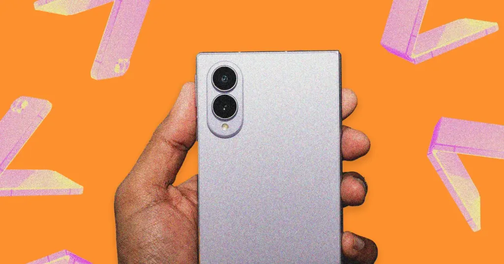 三星推出新款折叠手机Galaxy Z Fold8：更宽、更短、更轻 图片