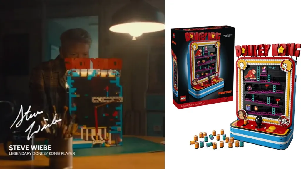 任天堂邀请《大金刚》世界冠军史蒂夫·维比代言乐高版游戏 图片