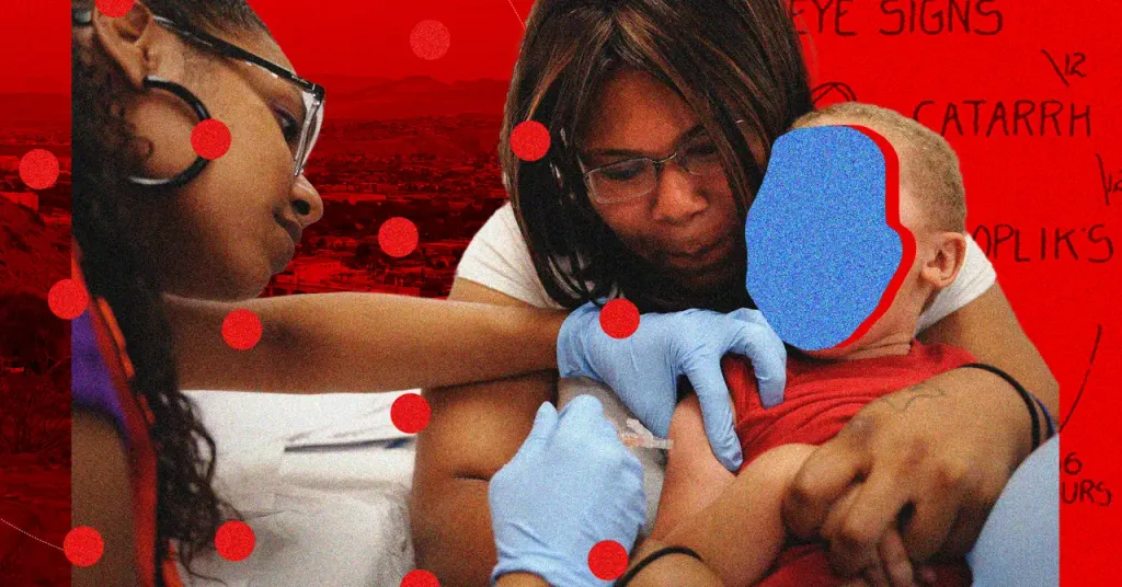 美国麻疹病例激增，医生呼吁加强疫苗接种 图片
