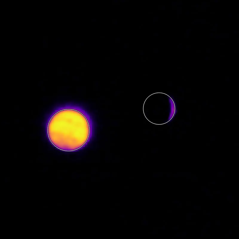 NASA的ESCAPADE任务拍摄地球和月球家庭合影 图片
