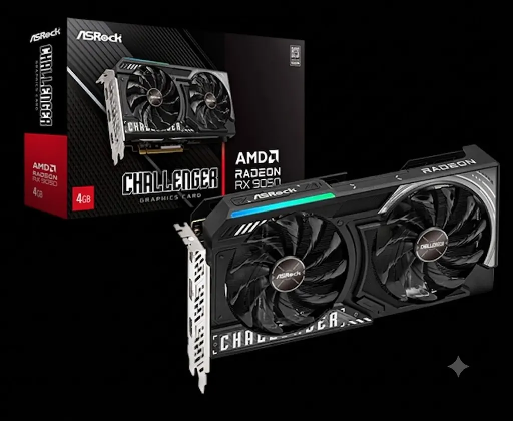 AMD 推出 Radeon RX 9050，4GB 显存重回市场 图片