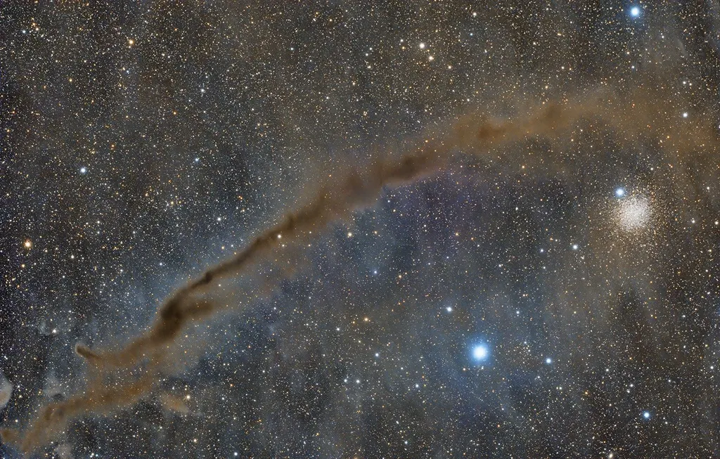 暗黑小玩意星云：夜空中的神秘尘埃云 图片