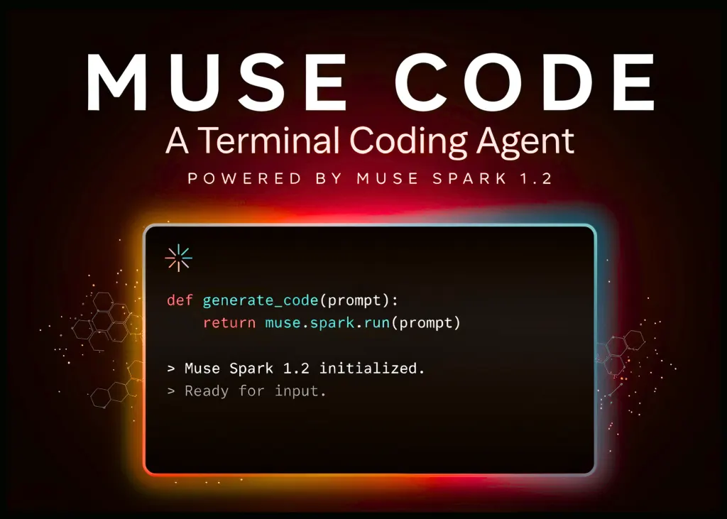 Meta AI发布Muse Code（测试版）：基于新Muse Spark 1.2模型的终端编码代理 图片