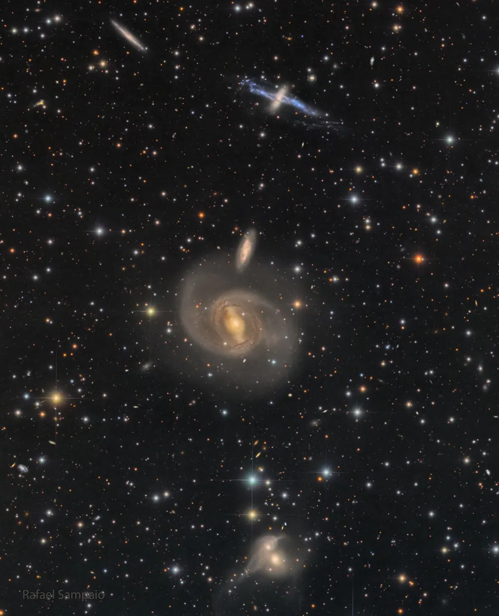 APOD：2026年8月10日 - 三对星系 图片