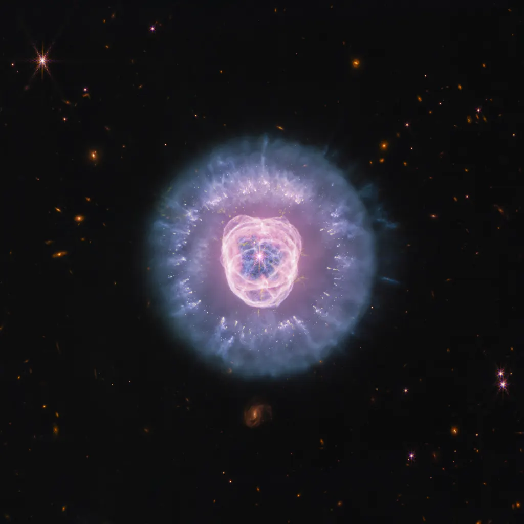 詹姆斯韦伯太空望远镜拍摄狮子星云 图片