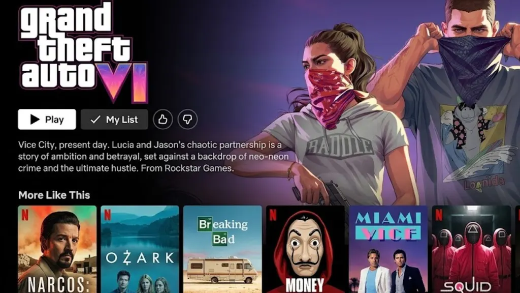 Take-Two CEO鼓励玩家订阅Netflix观看GTA 6预告片 图片