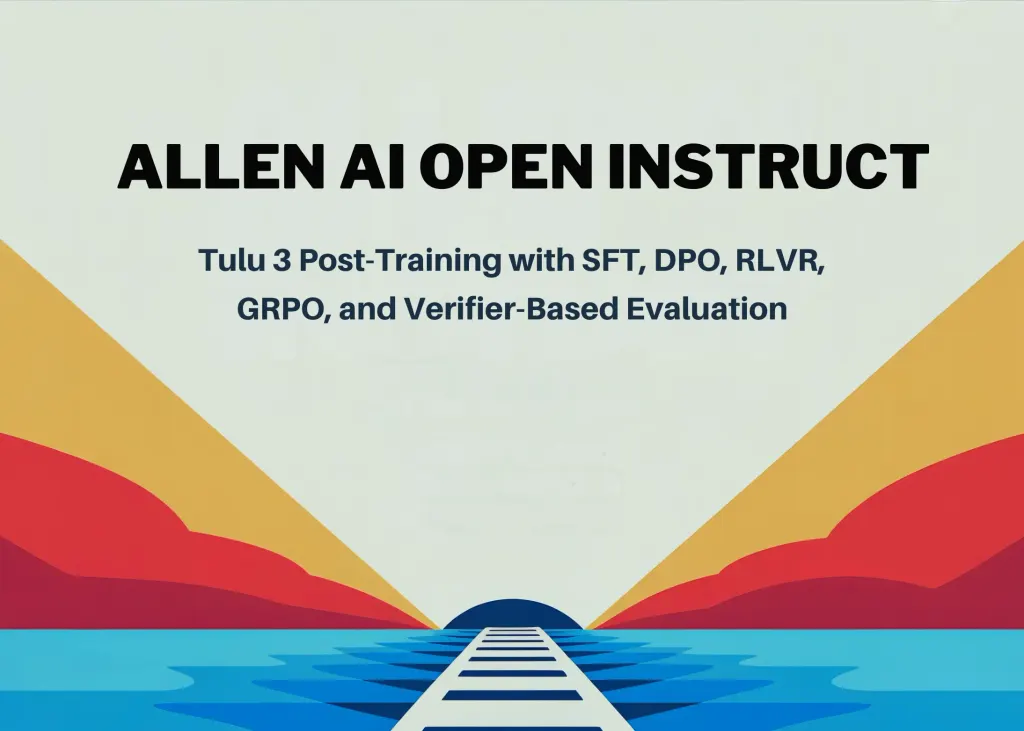基于AllenAI Open Instruct框架的Tulu 3后训练流程 图片