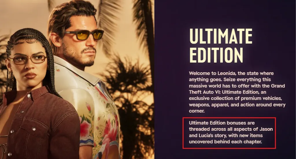 GTA 6 $100 终极版销量超$80标准版，Take-Two CEO确认 图片