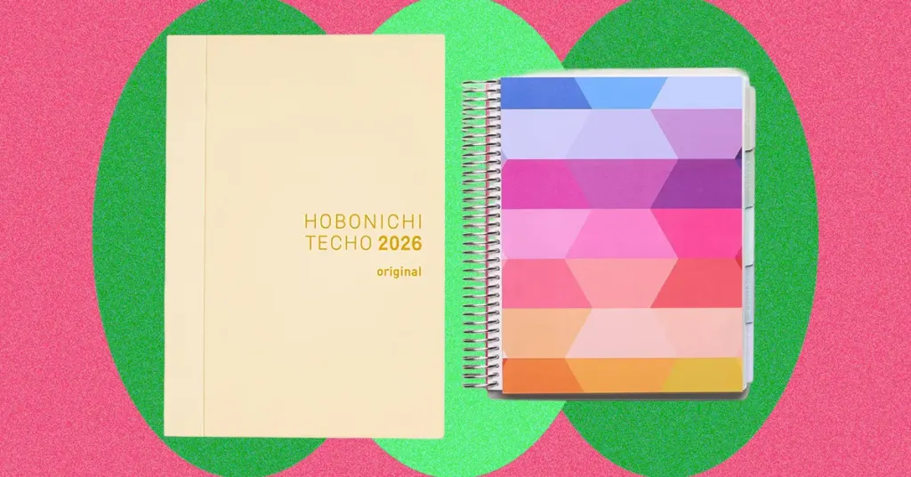 2026年最佳日程本推荐：Roterunner、Hobonichi、Erin Condren和旅行笔记本 图片