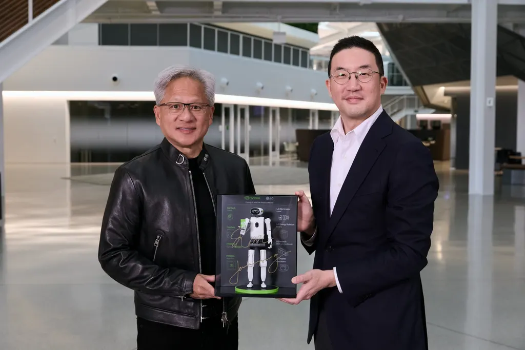 NVIDIA与LG合作推进下一代人形机器人和智能工厂 图片