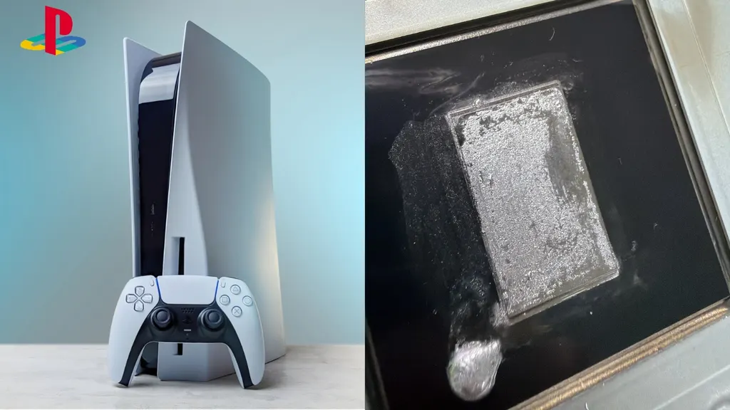 PS5 因液态金属损坏散热片导致过热 图片