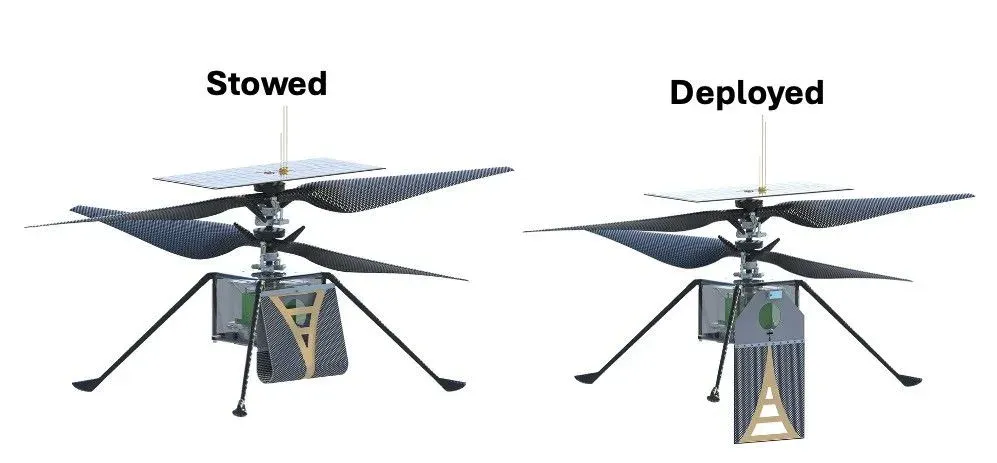 NASA测试轻型雷达天线以支持火星直升机SkyFall任务 图片