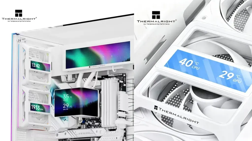 热力右推出可插拔LCD显示屏风扇框架Vision-1 图片