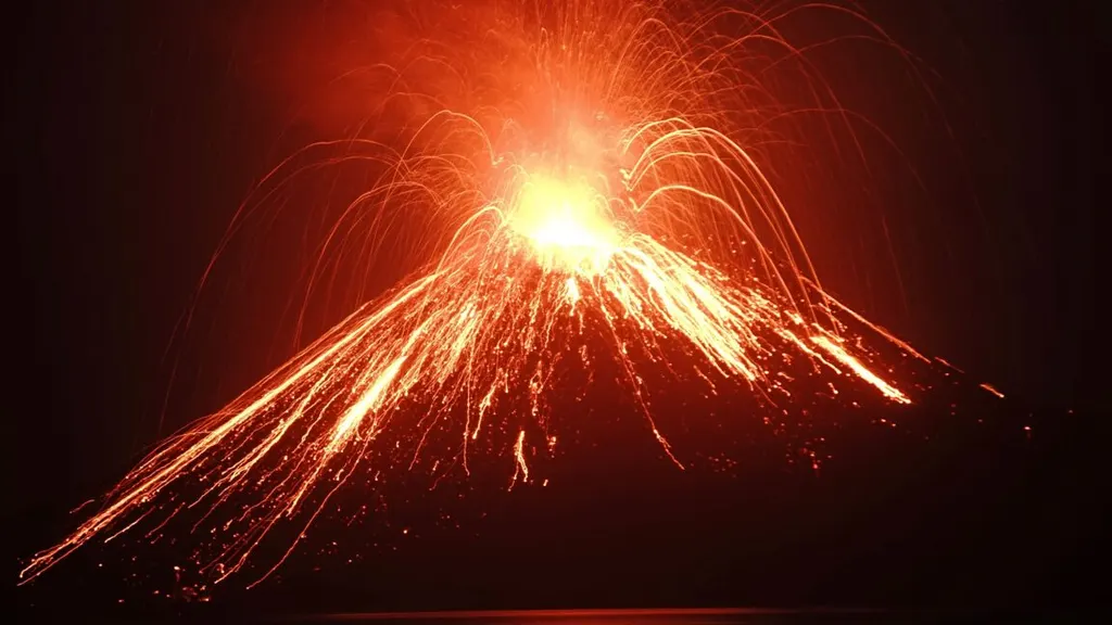 火山爆发影响全球气候与历史 图片
