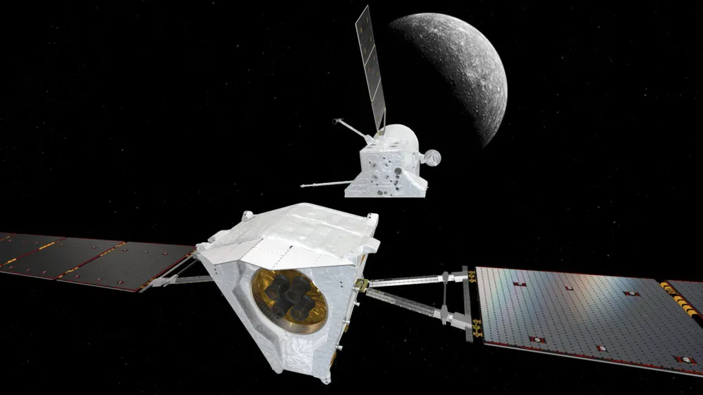欧洲BepiColombo探测器八年旅程即将结束，进入水星轨道 图片