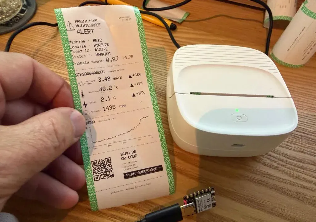开发者逆向蓝牙热敏打印机协议，为ESP32编写驱动 图片