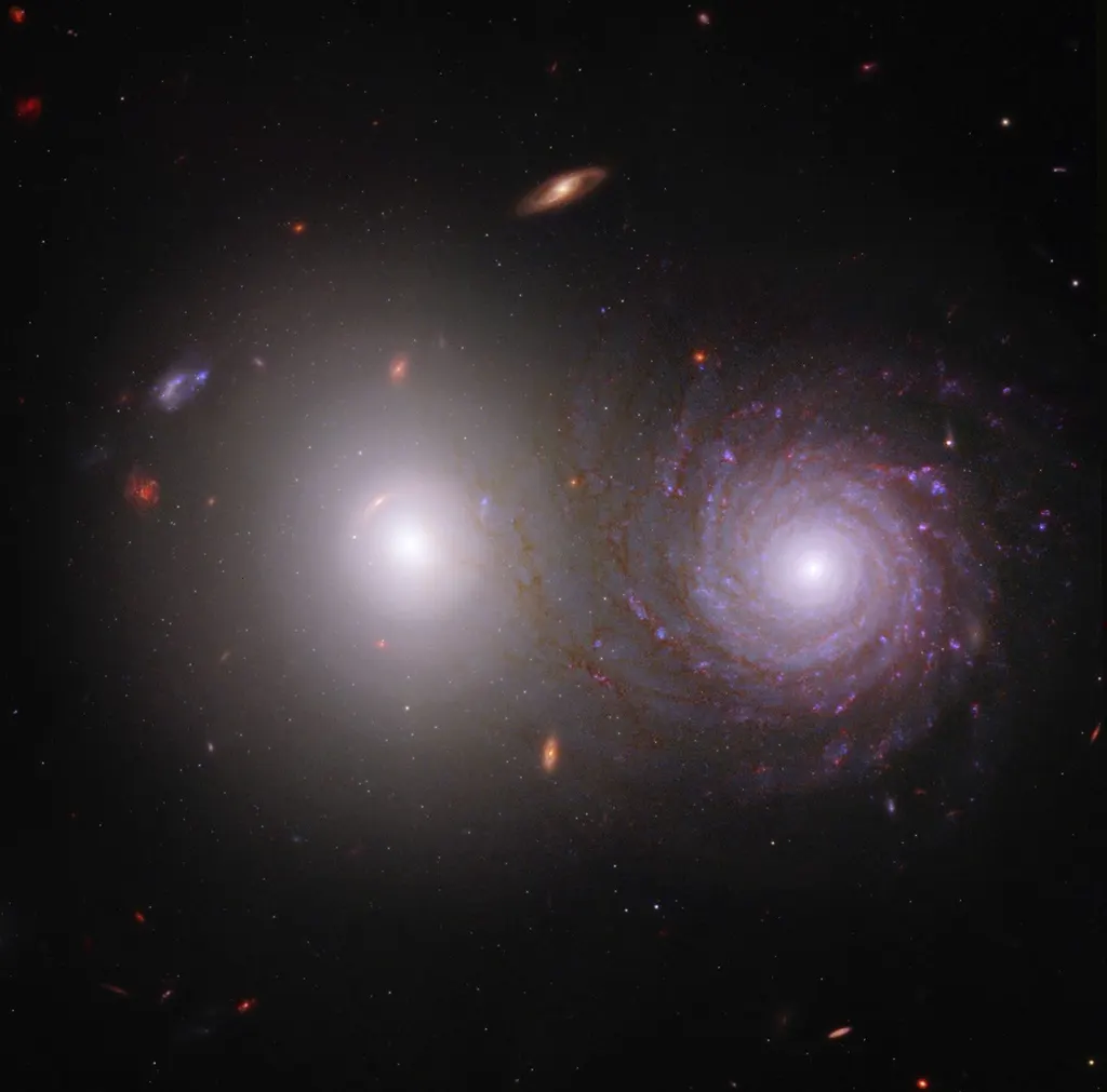 NASA发起Overlap Zoo：请公众帮忙寻找重叠星系以研究宇宙尘埃 图片