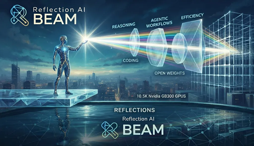 英伟达支持的Reflection发布5010亿参数开放权重模型Beam，主打高效率 图片