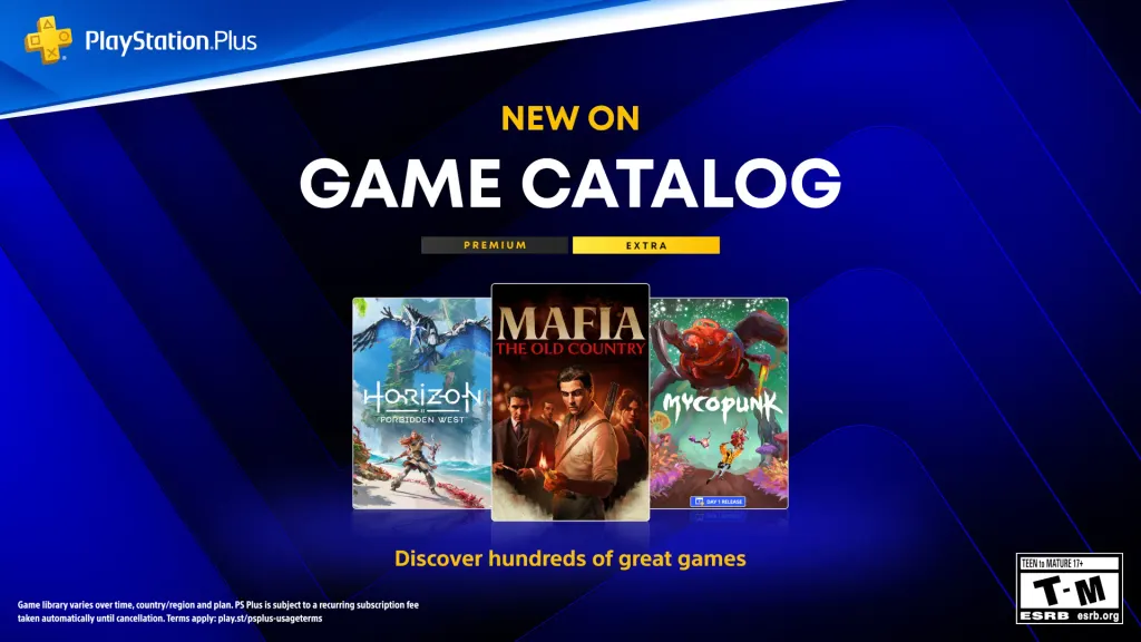 PlayStation Plus十月游戏目录公布：《四海兄弟：故乡》《地平线：西之绝境》《Mycopunk》等加入 图片