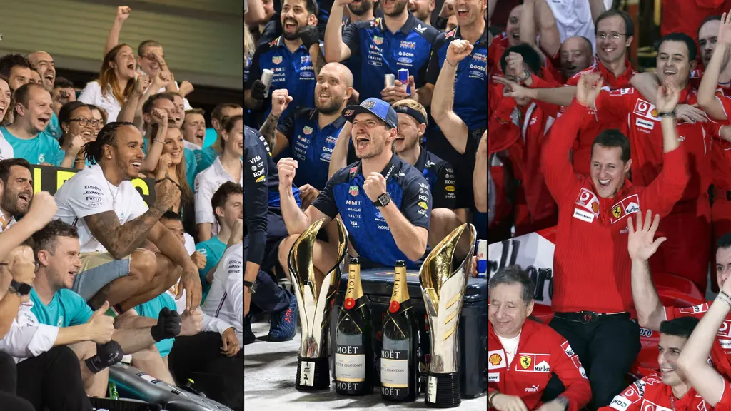 F1历史上车手与车队组合胜场榜：维斯塔潘红牛升至第二 图片