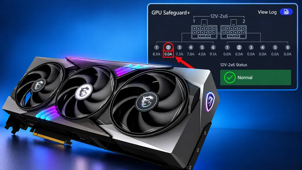 MSI Safeguard+发现第二张RTX 5090针脚电流不均，用户拟再RMA 图片