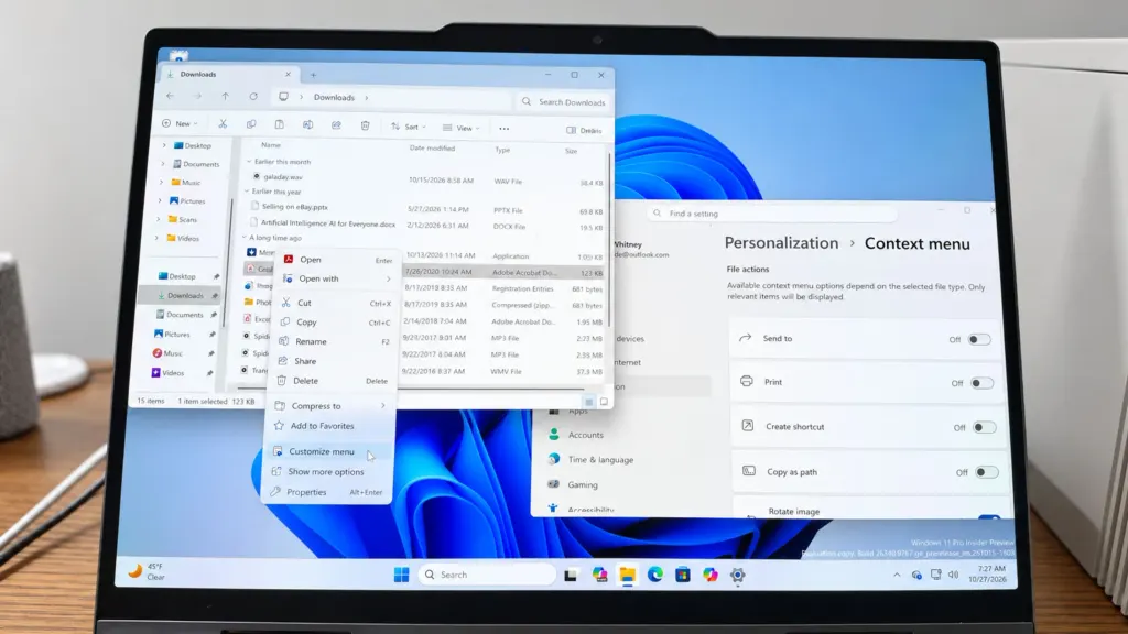 试玩Windows 11可自定义右键菜单：终于能删减杂项 图片