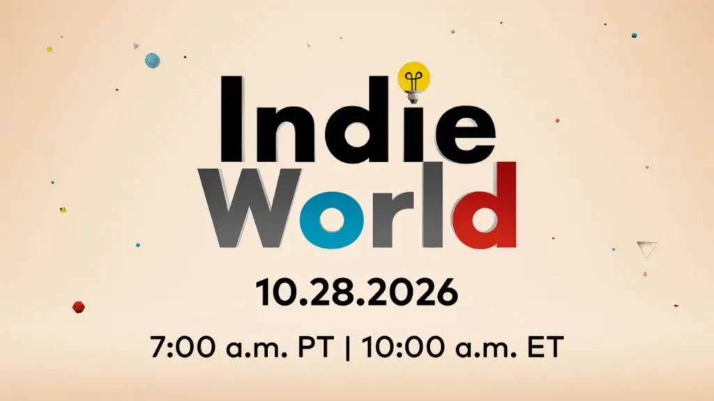 任天堂宣布10月28日举行约15分钟Indie World展示会 图片